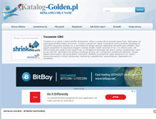 Tablet Screenshot of katalog-golden.pl